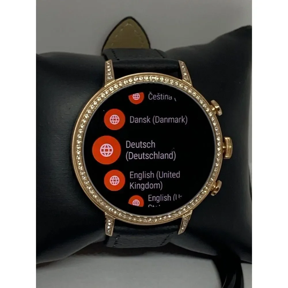 Fossil Gen 4 Authentic Digital Dial Smart Watch Custom Band FTW6015 QT771